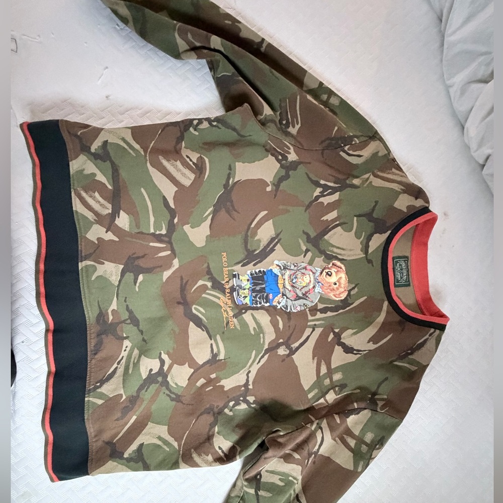 Polo Ralph Lauren Polo Bear camo sweatshirt